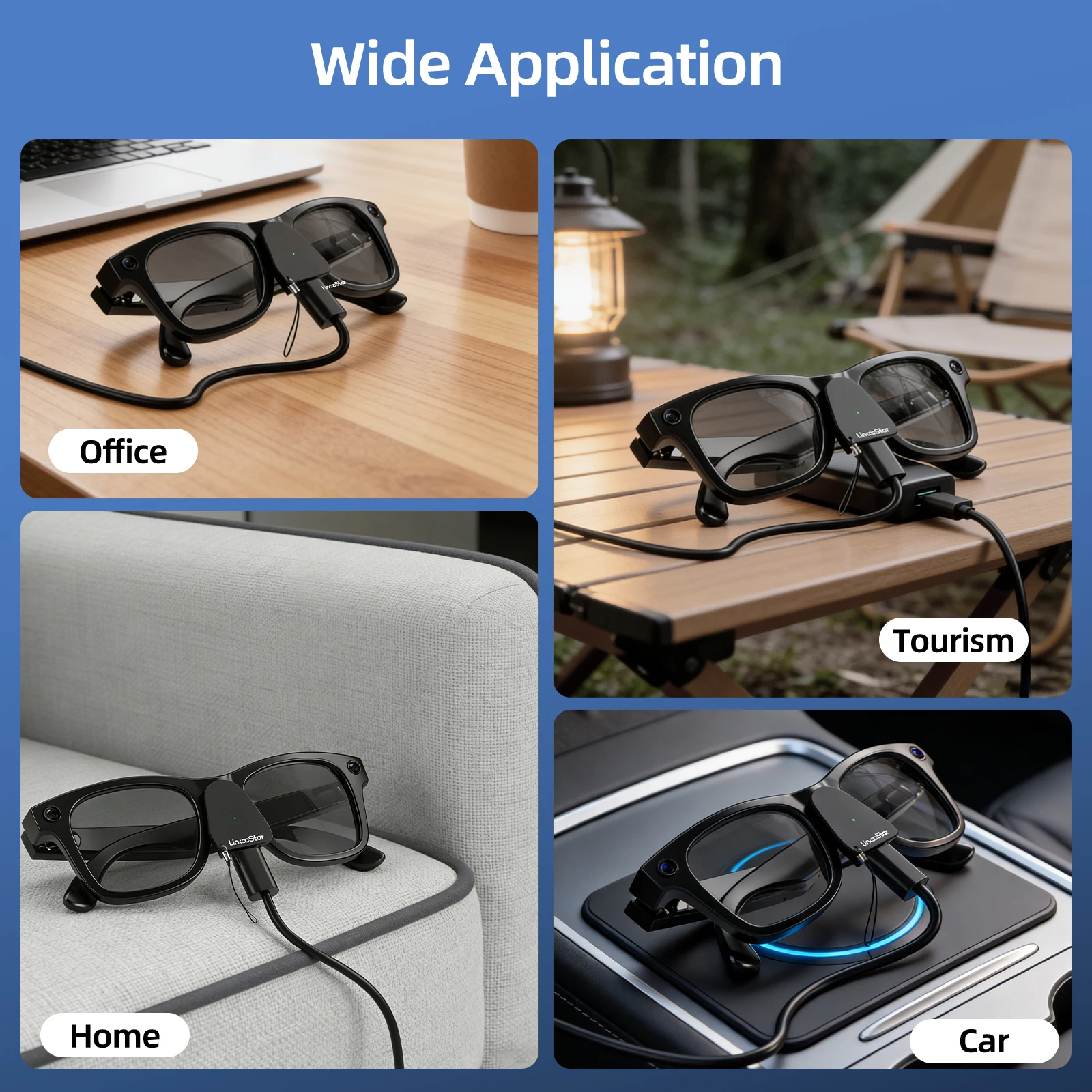 Ray-Ban Meta Gen 1/Gen 2용 USB C 충전기 어댑터 Wayfarer/Skyler/Headliner용 Oakley Meta 실용적인 미니 충전 커넥터