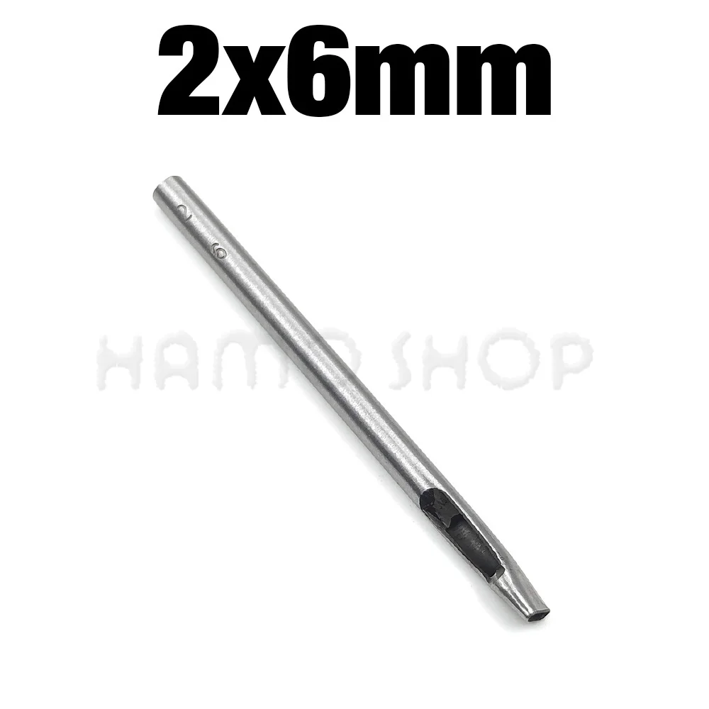 Leather Oval Shape Hole Punch Tool - Steel Craft DIY Punch