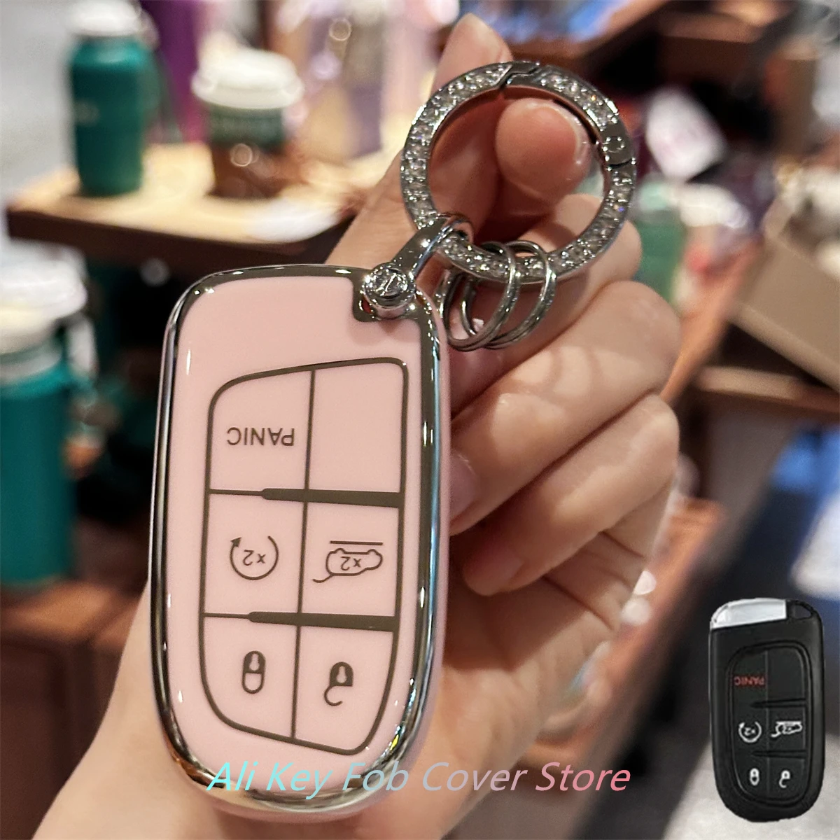 Premium Key Fob Cover with Keychain Attachment