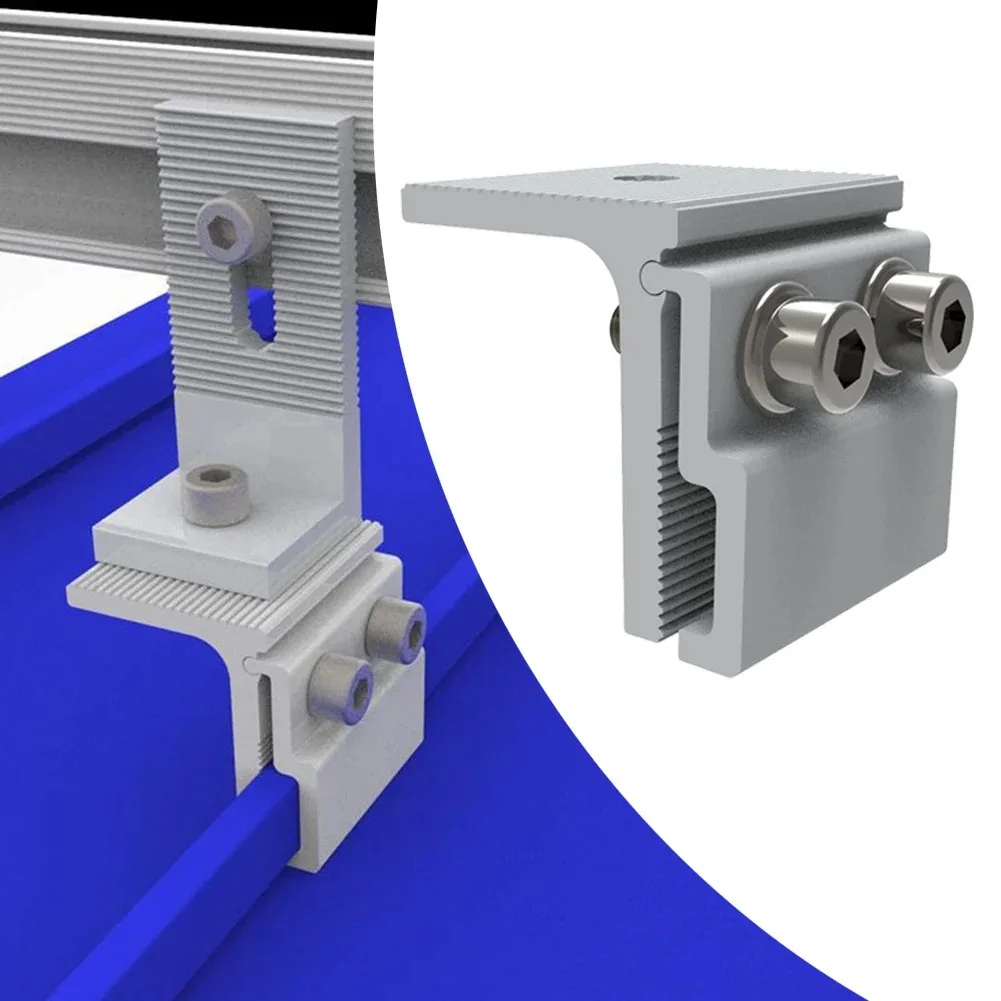 Solar Panel Bracket PV Panel Roof Seam Clamp Solar Standing Seam Clamps Aluminum Alloy Mounting Fixing Bracket