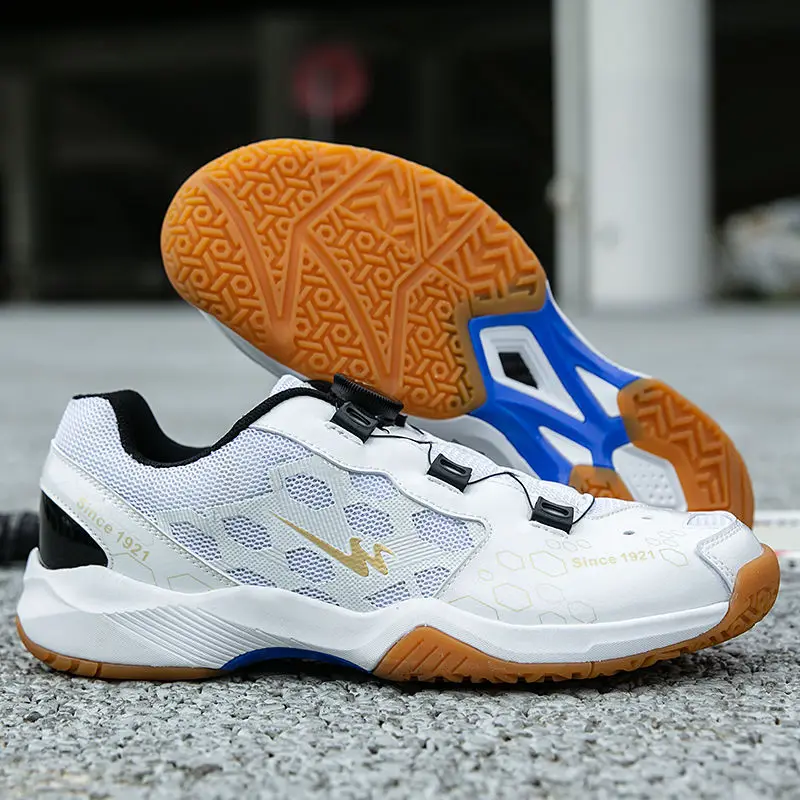 Men's and Women's Badminton Shoes Lightweight Table Tennis Shoes Comfortable Tennis Competition Training Sports Shoe