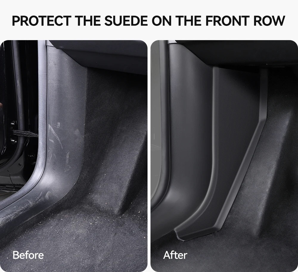 Center Console Side Anti-kick Pads For Tesla Model Y Juniper 2021-2025 Car Fron