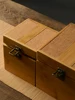 Bamboo Tea Figue Handicraft Article Storage Box, Gift Packing, Luxury Goods, Square, Rectangle 3