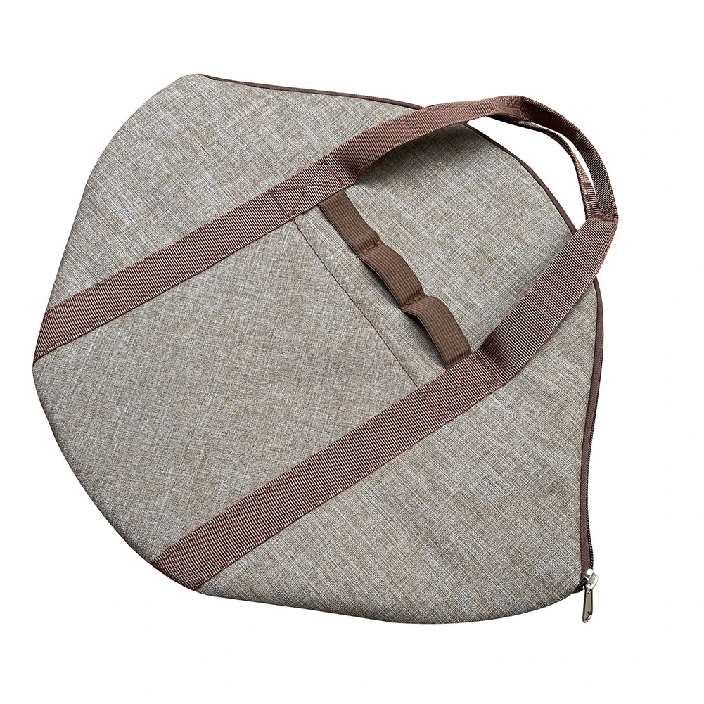 1-3pcs Frying Pan Bag Case 600D Oxford Grill Plate Carry Bag Zipper Side Pocket Outdoor Picnic Tools Griddle Bags