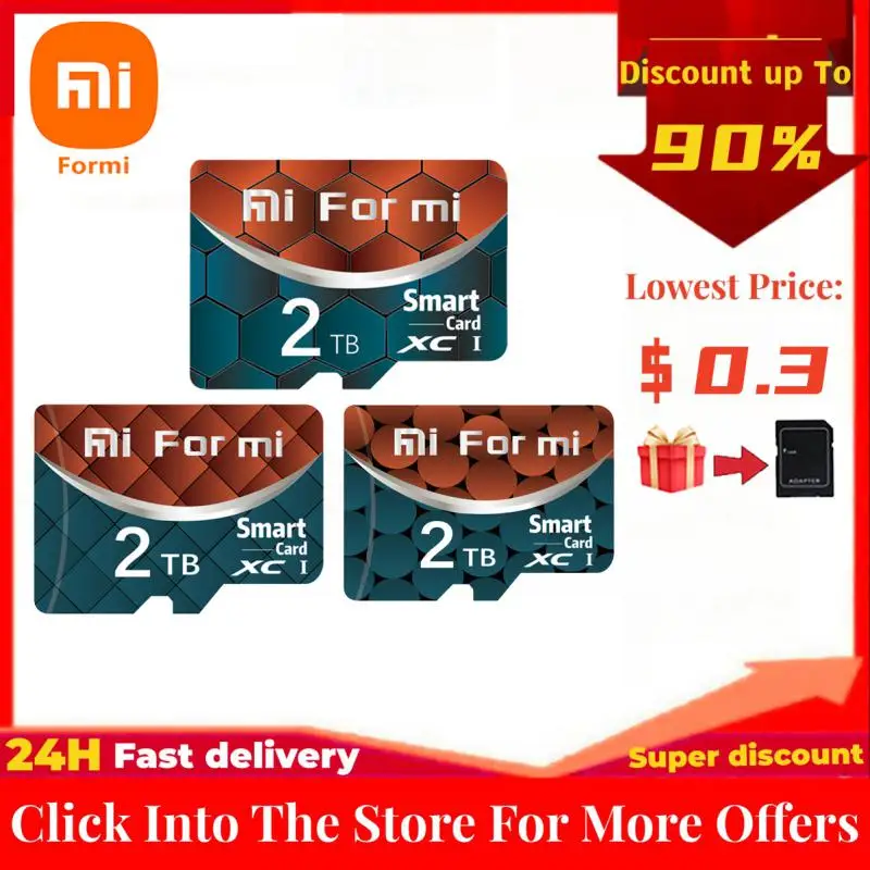 Originale Micro Tf Sd Card 2Tb Class10 Micro Card Ad Alta Velocità 1Tb Tf Sd Memory Card Cellulare Computer Fotocamera Flash Memory Card