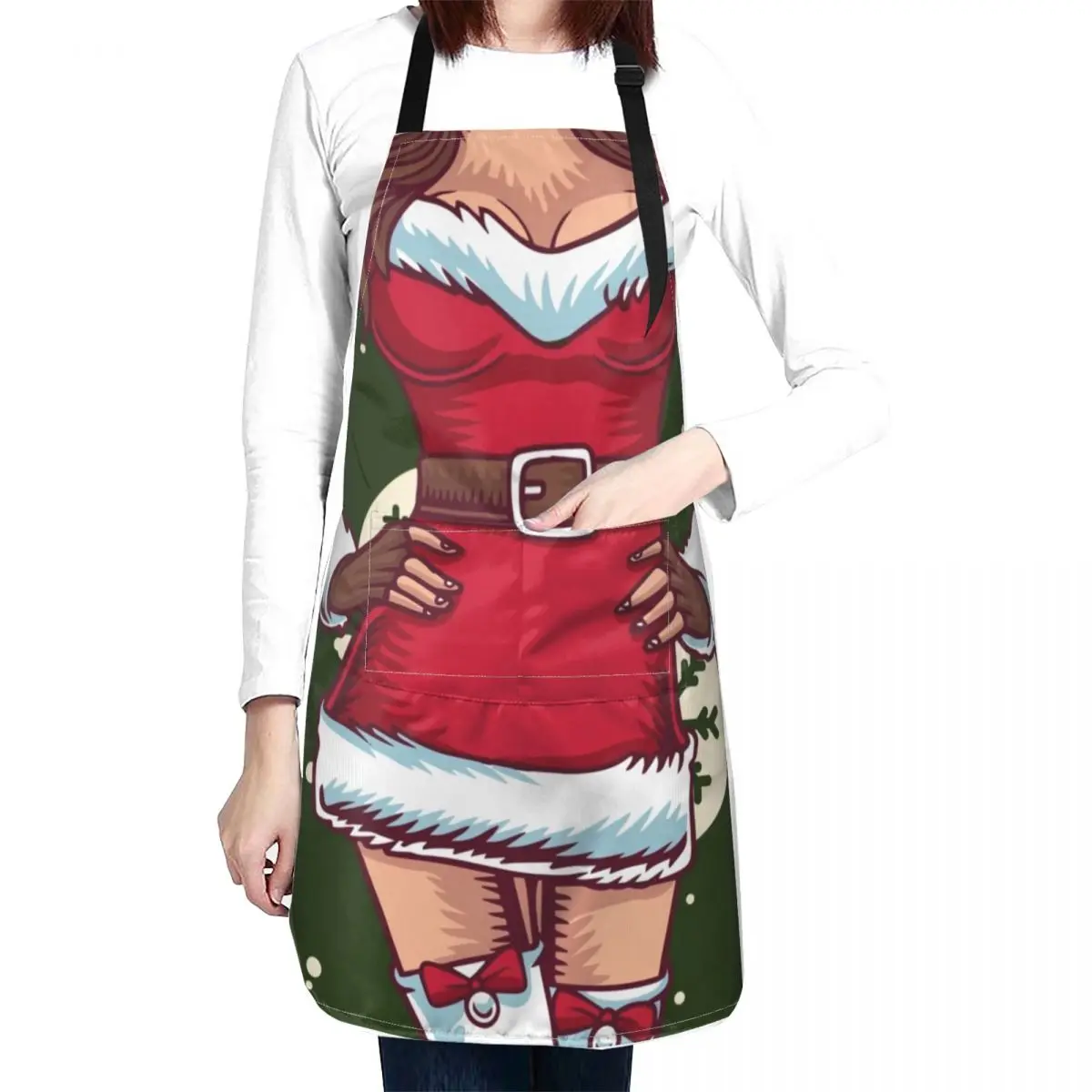 Sexy Funny Santa - Best Funny Christmas Gift Apron waiter apron christmas kitchen apron apron cute for home useful pieces