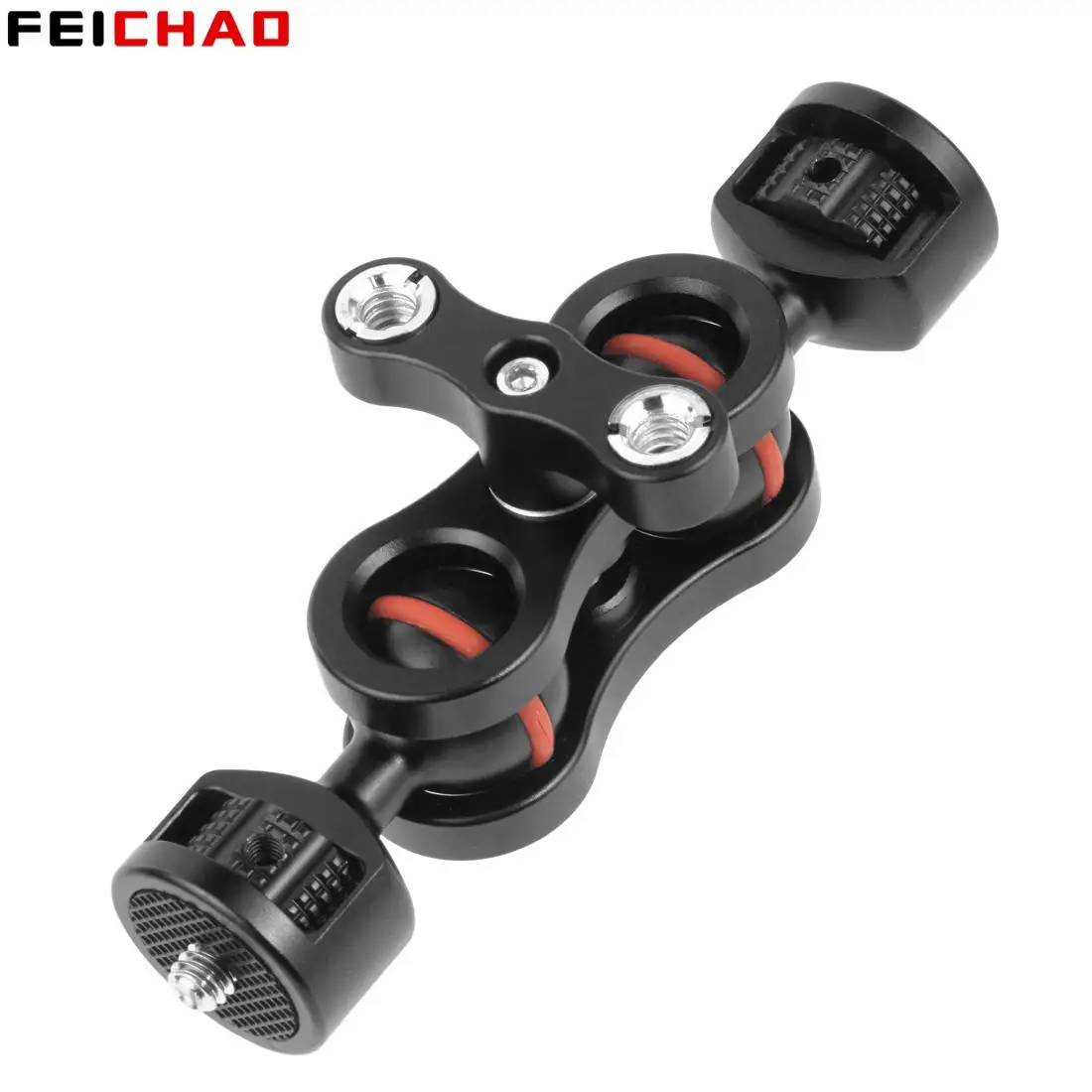 Universal Bracket Magic Arm Dual Head 1/4 Screw 360 Adjustable for Monitor LED Microphone Flash DSLR Camera Holder Stabilizer