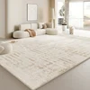 Light Luxury Living Room Decoration Carpet Large Area Rugs for Bedroom Fluffy Plush Bedside Floor Mat Thick Anti-slip Lounge Rug 3