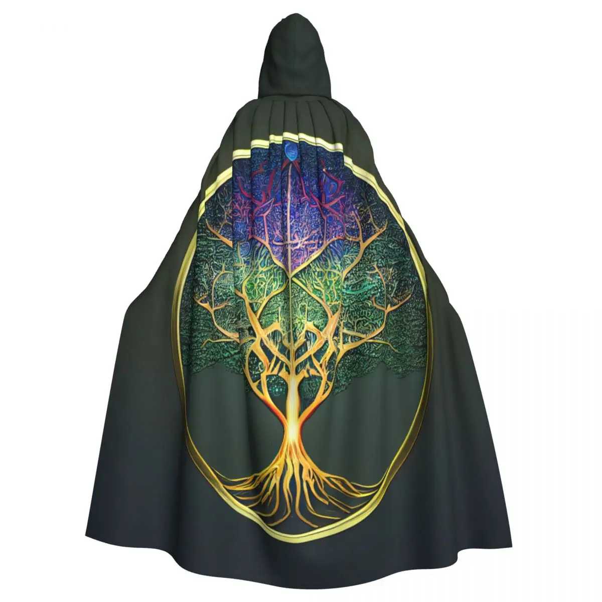 

Tree Of Life Unisex Witch Party Reversible Hooded Adult Vampires Cape Cloak