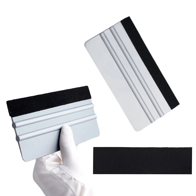 Felt Edge Squeegee Car Vinyl Scraper Spatula Vinyl Wrap Tool Window Tinting Tools