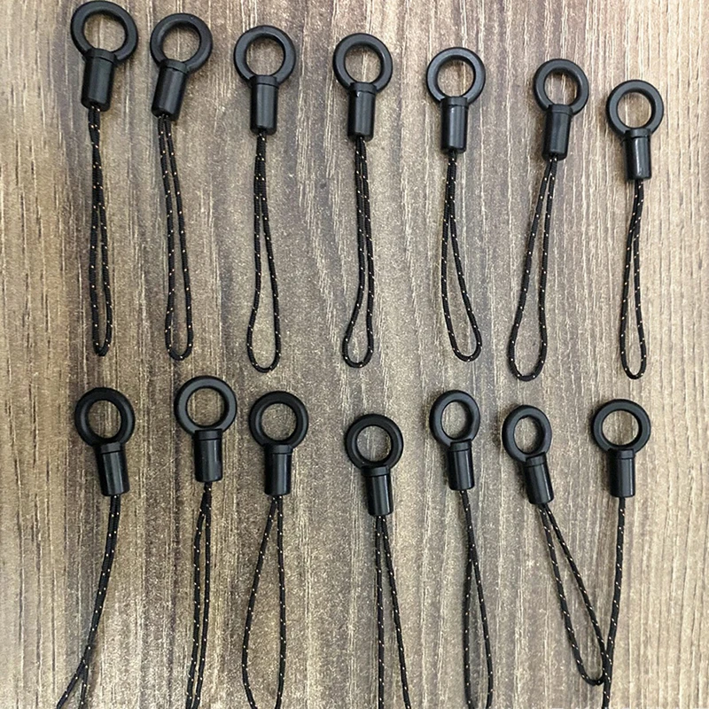 10PCS 끈 로프 헤드 작은 로프 헤드 작은 검은색 로프 버클 DIY 휴대 전화 쉘 액세서리 휴대 전화 끈