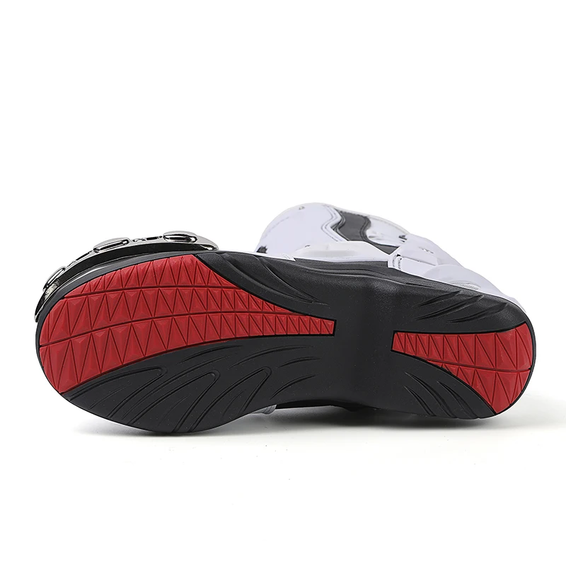 Men Motorcycle Boots Motorbiker Riding Shoes Motorboats Off-road Touring Boots Motocross Boots Motorcyclist Shoes Protective