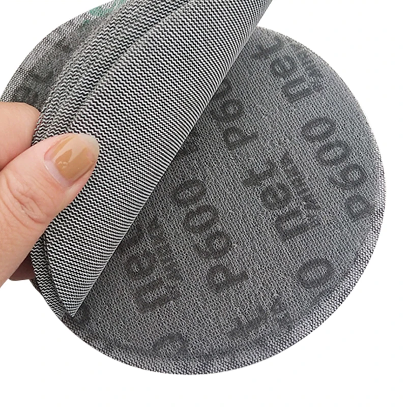 Aluminum Oxide Dust-free And Anti-blocking Abrasive MIRKA Sandpaper Mesh Disc Sandpaper Car Surface Sanding 50Pcs 6 Inch 150 mm sanding discs polish sand paper sandpaper tools sandpaper set