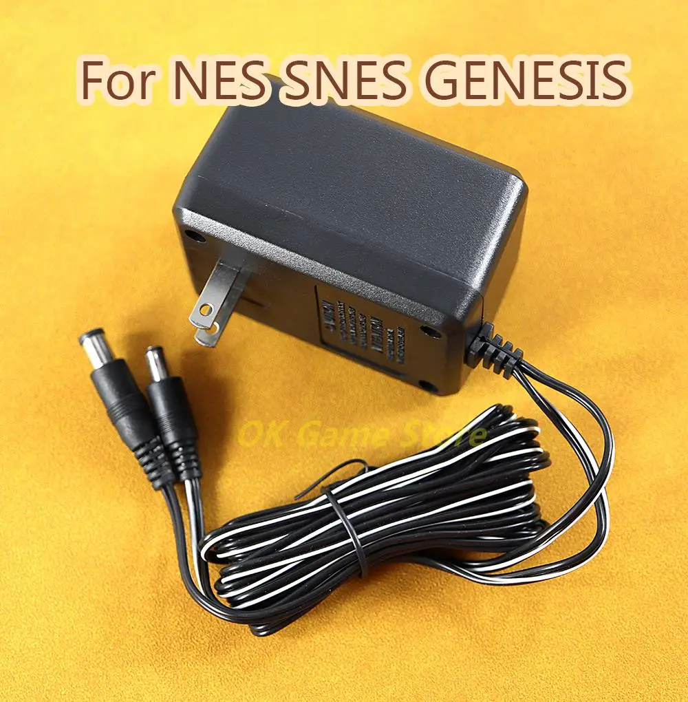 1Pc Ac Adapter 3 In 1 Us Plug Power Supply Charger Con Pacchetto Per Nes Per Snes Per Sega Genesis