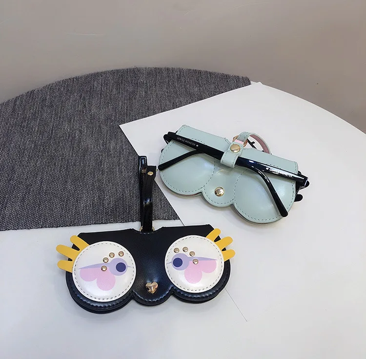 Charming Cartoon Cute Glasses Case - Portable Protective Sleeve for Sunglasses and Myopia Glasses