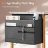 48 Inch Writing Desk with Storage, Modern PC Desk Work Table, Computer Desks 4