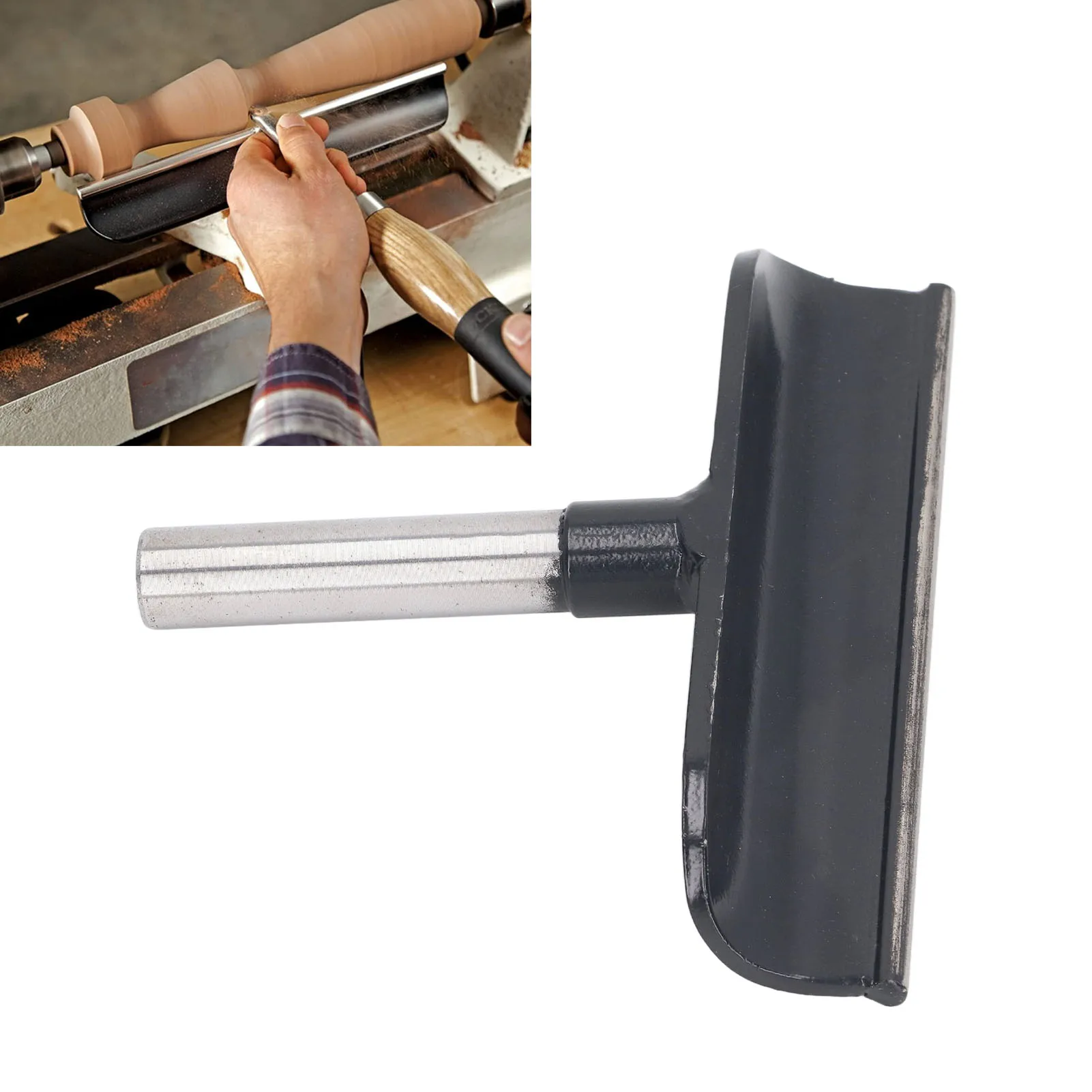 Tour A Bois Support D'outil De Tour à Bois En Acier Inoxydable, Accessoires De Travail De Calcul Bricolage, 16mm, Diamètre 15cm De Long Poteau Bois Rond