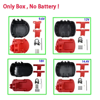 Per batterie per utensili Bosch 9.6V 12V 14.4V 18V Nichel-cadmio Alloggiamento batteria idruro metallico, Alloggiamento custodia in plastica per batteria