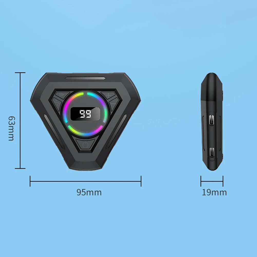 자동 태퍼 조절식 속도 조절 물리적 클리커, 디지털 디스플레이 및 RGB 조명 포함, 게임, 라이브 방송, 거래 보상 작업용