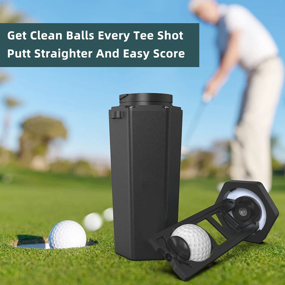 

2023 New Golfs Ball Washer With Golfs Ball Towel Portable Golfs Ball Cleaner Multipurpose Golfs Club Cleaning Kits Replacemnece
