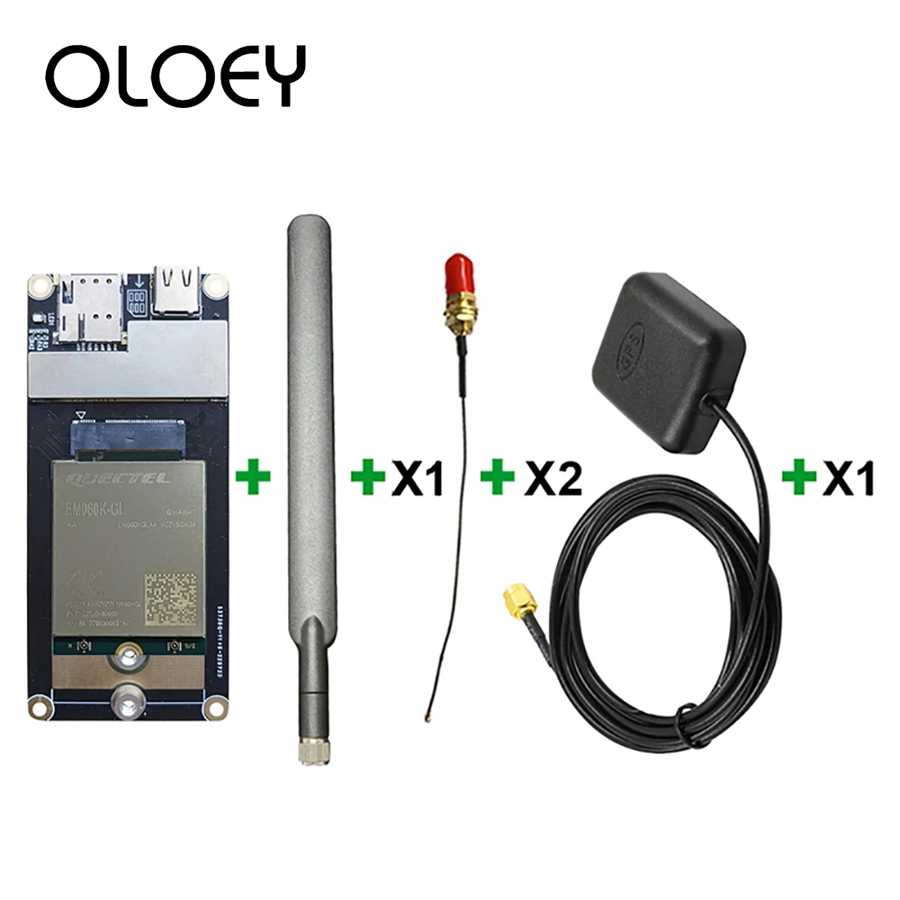 

Quectel EM060KGLAA-M22-SGADA LTE-A Category 6 EM060K-GL 4G Module + Type C-3.0 To M.2 5G 4G Module Adapter board Test Kit