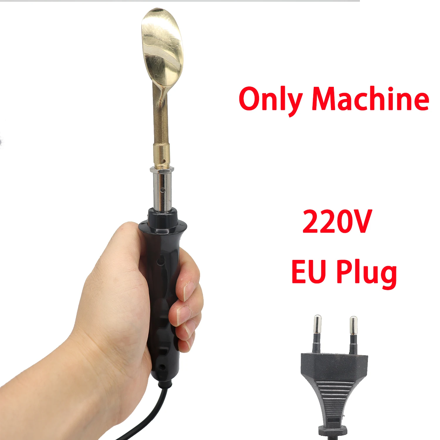 Auto Stoßstange Reparatur Elektrische Lötkolben Thermische Hefter Leder Bügeln Werkzeug Glättung Werkzeug Mit PP Kleber Stick Kunststoff Reparatur – Detail 4