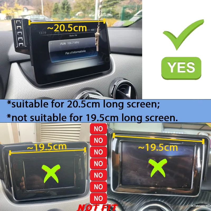 Car Mobile Cell Stand for Mercedes-Benz B-Class W246 220 220d 2012~ Screen Phone Bracket GPS Gravity Holder Auto Accessories phone holder mobile phone holder