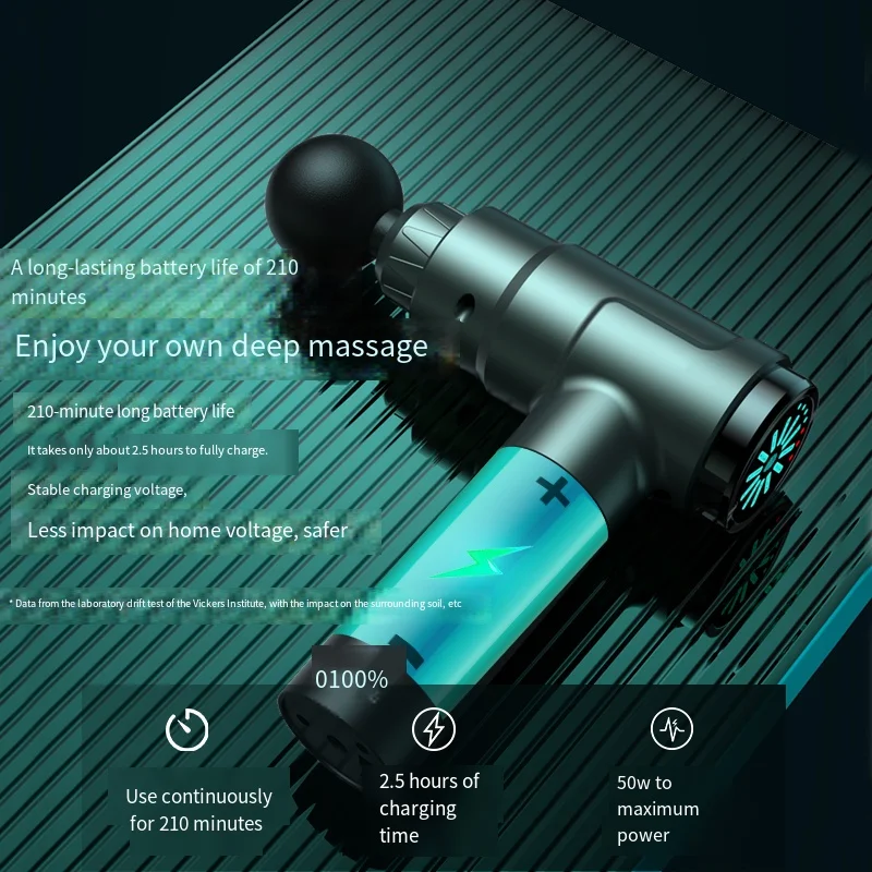 Electric Massage Gun for Deep Muscle Relaxation Body And Neck Massager for Men And Women Fitness Equipment with Noise Reduction