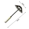 Hollow Hoe Sharp Handmade Hoe Gardening Outdoor Farm Planting Plowing Tool Digging Handheld Agriculture Rake Tool 5