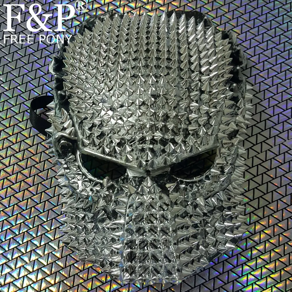 

Holographic Spike Burning Man Couture Mask Drag Queen Costumes Summer Festival Rave Clothes Outfits Gear Celebrity Stage Gear