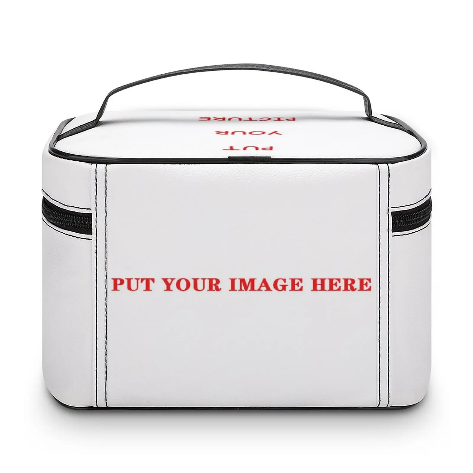 Custom Print Makeup Bag Women's Cosmetic Bag in Bag Multifunctional Travel Cosmetics Pouch Retro Makeup Organizer 25x18x15cm
