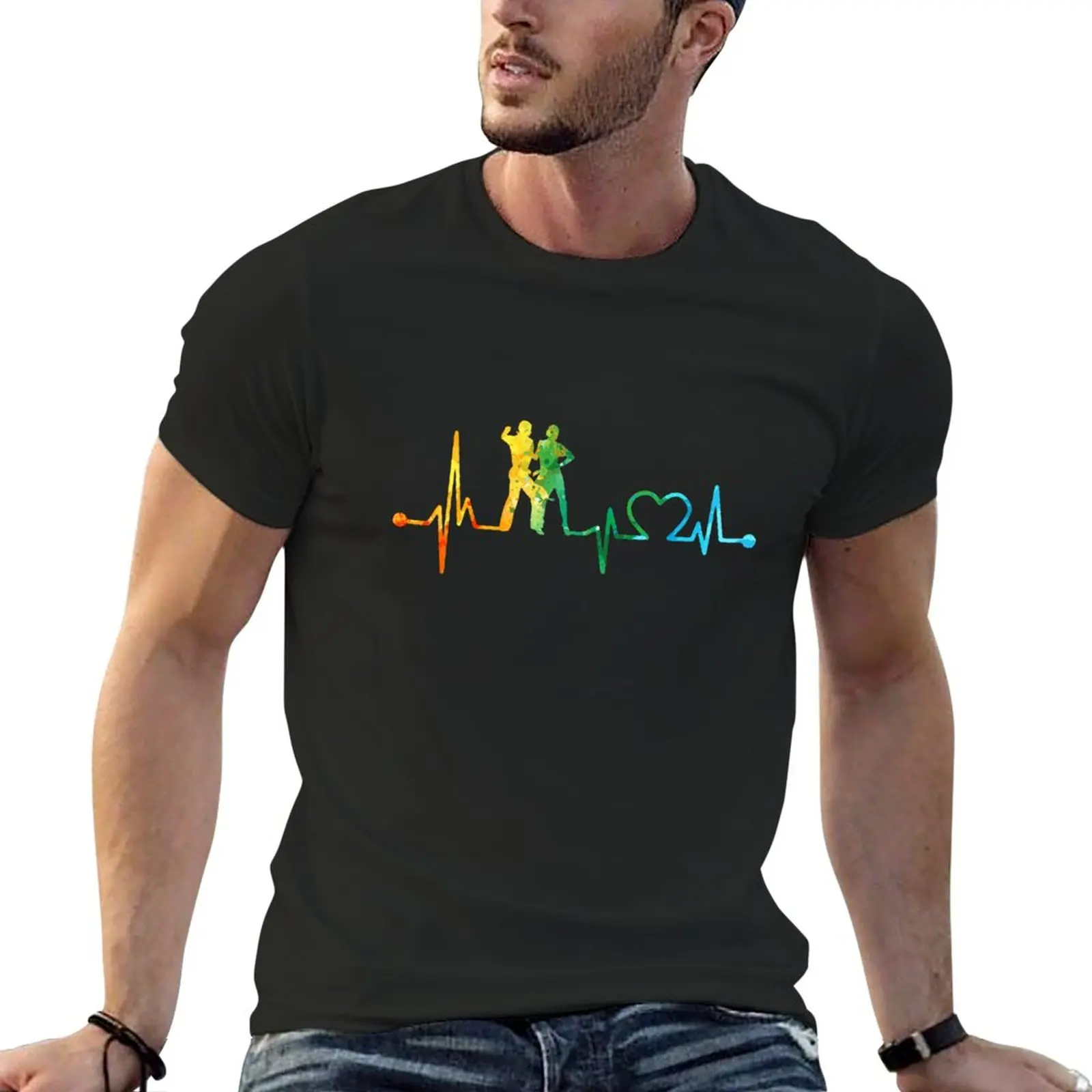 

New SALSA HEARTBEAT WATERCOLOR T-Shirt t shirt man black t shirts funny t shirt graphics t shirt t shirts for men