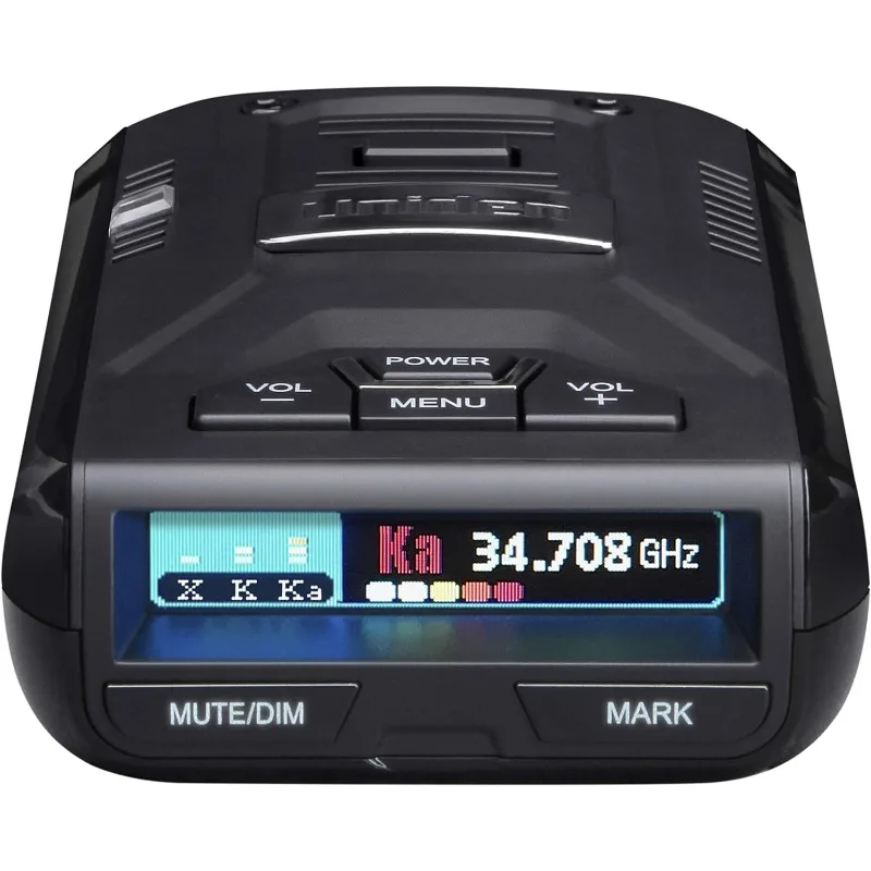 

Black Uniden R3 EXTREME LONG RANGE Laser/Radar Detector, Record Shattering Performance, Built-in GPS w/ Mute Memory,Voice Alerts