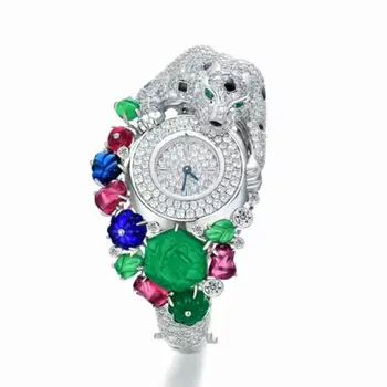 luxury brands woman women's Quartz wristwatches cartie watch Lerpord Animal Unique Design Watch for Ladies Gift 1