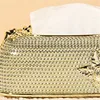 1Pcs high-end gold tissue box, napkin storage box, suitable for kitchens, restaurants, bathrooms, and desks 5