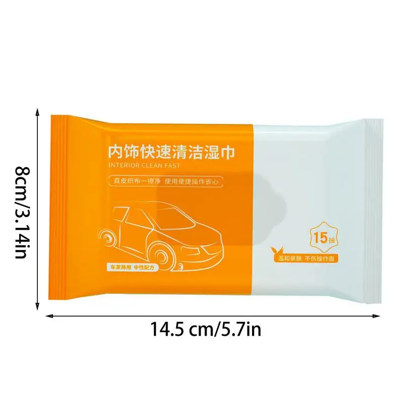 30pcs/2 Packs Car Glass Oil Film Removal Wipes Automobile Wet Glasses  Cleaner Wipes Cars Window Deep Cleaning Towels Wipes