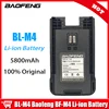 BL-M4 BAOFENG Walkie Talkie BF-M4 Li-ion Battery High Capacity 3.7V Original Battery for Bao Feng M4 Two Way Radios Extra Parts 1