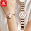 OLEVS 5508 Super-thin Fashion Women Wristwatch, Waterproof Quartz Stainless Steel Strap Watch For Women 1