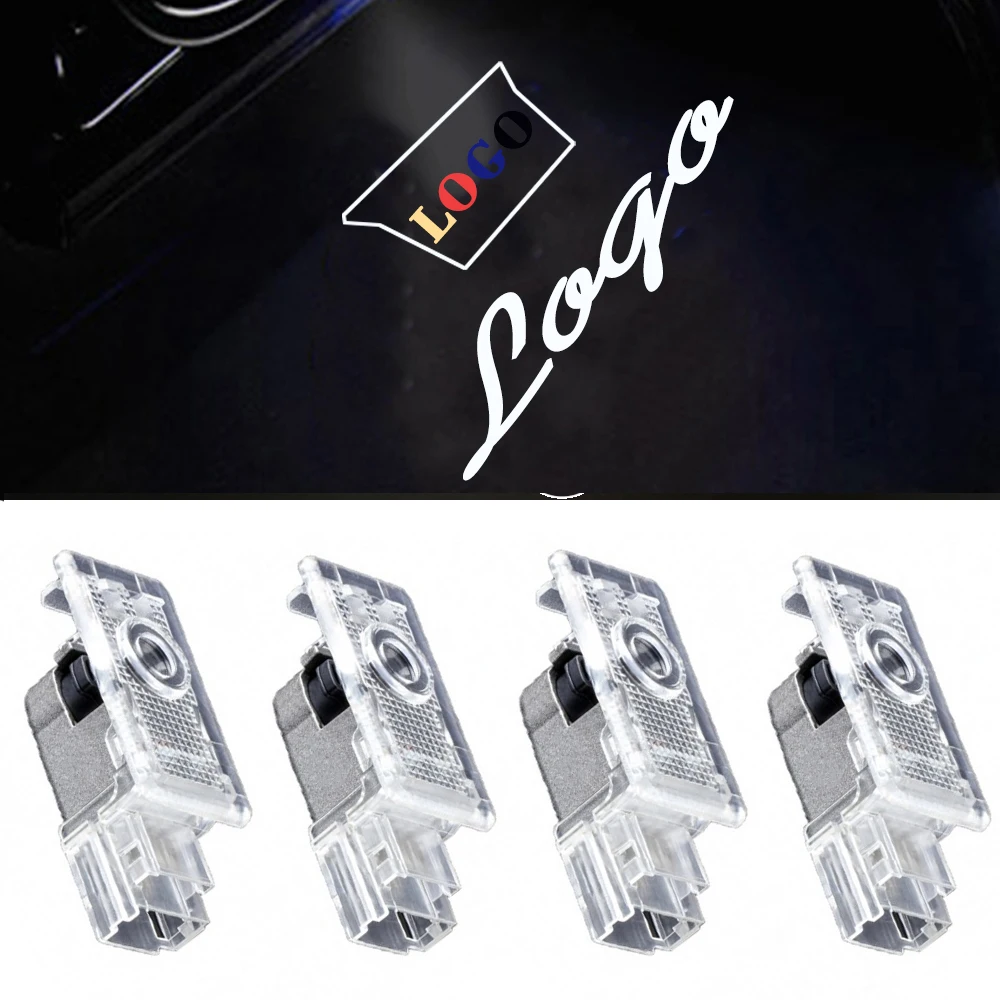 4 шт., автомобильные проекторы для дверей Cadillac SRX ATSL 2013 CT6 XT5 2016-2022 CT5 2020-2022 XT4 2018-2022 XT6