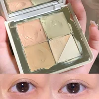 Multifunction Concealer Palette Clay Texture Covers Acne Marks Dark Circles 5 Colors Face Makeup Lasting Brighten Full Coverage 1