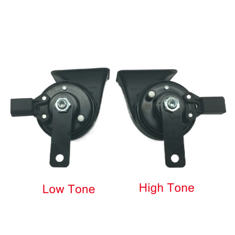 12V Waterproof Snail Horn 110-125db High/Low Tone for Audi A1 A3 A4 A5 A6 A7 A8 VW Golf Jetta Passat