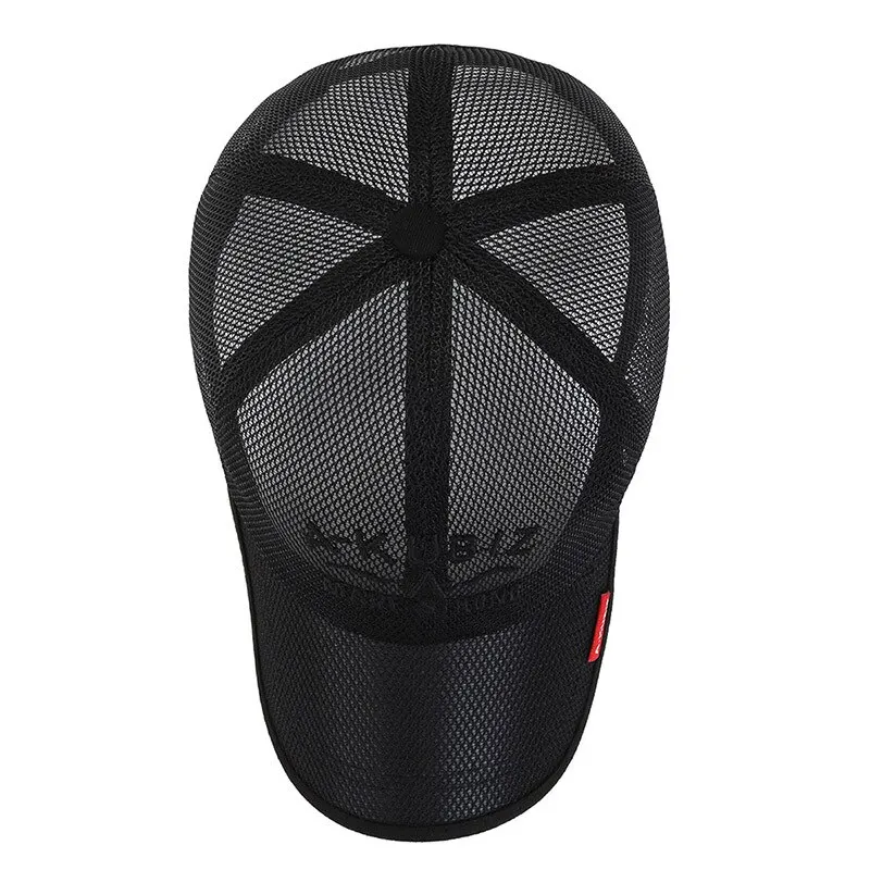 Mesh Embroidered Baseball Cap 2