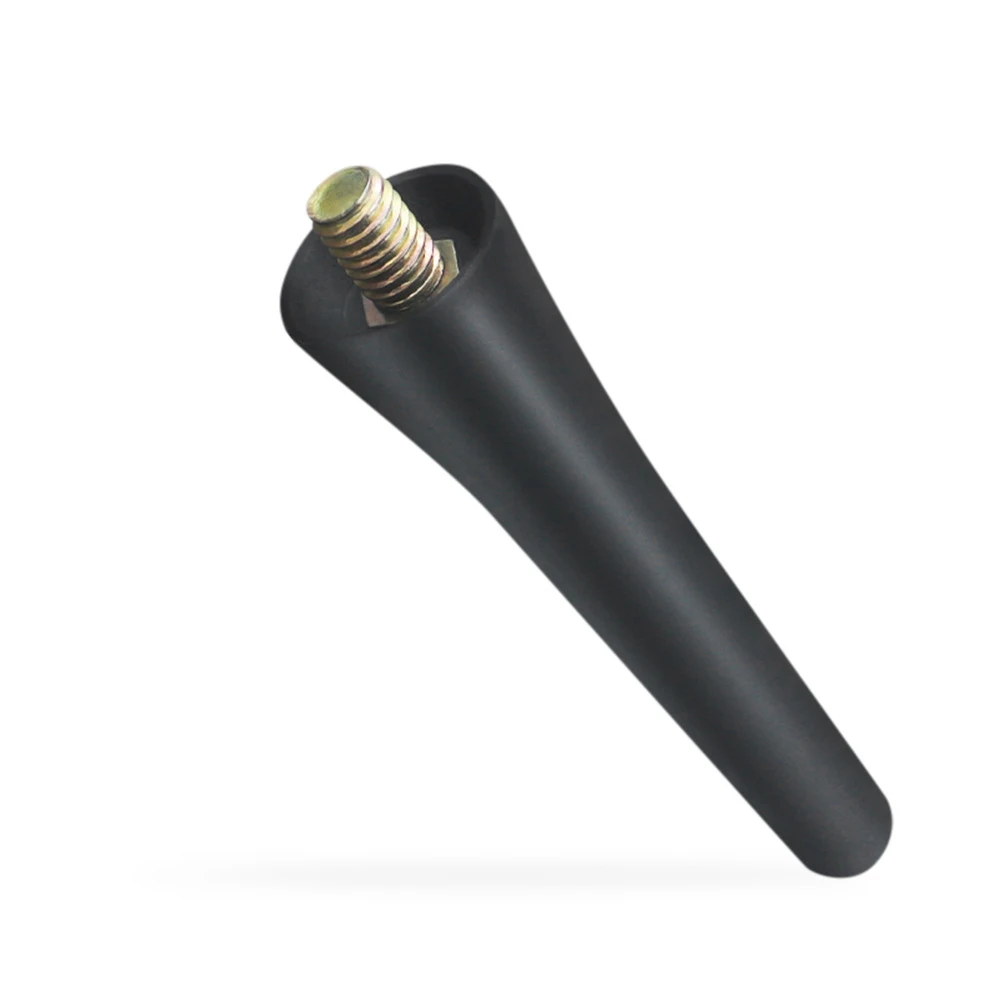 Car Radio Antenna 2.6 Inch Universal Rubber Mini Short Receiver Pole FM AM Roof Mount Screws Accessory Tool