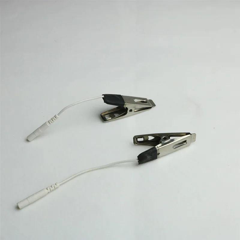 E-Stim Electrosex Nipple Clamps Electro Play Single Pole Electrode Sex Toys