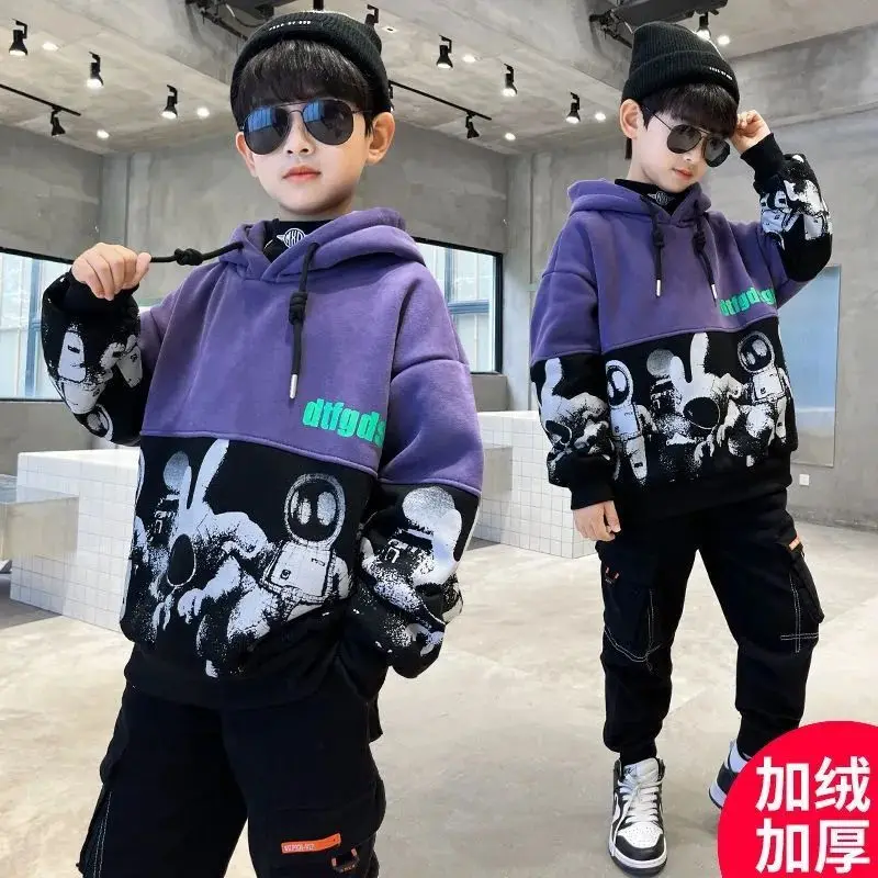 Abrigo con capucha de alta calidad para niños, sudadera informal de  primavera, ropa de algodón de manga larga suelta para niños de 4, 5, 6, 7,  8, 9, 10, 11, 12, 13, 14 años - AliExpress