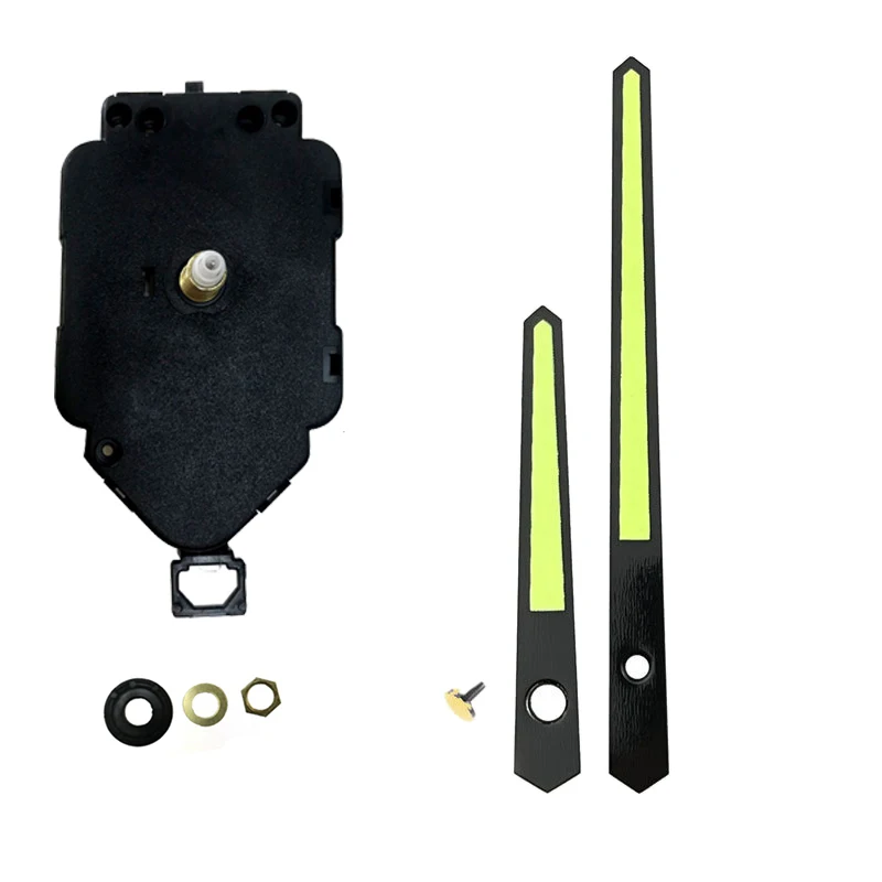 Movimento Dell'Orologio A Pendolo Al Quarzo Con Lancette Fluorescenti Luminose Orologio Da Parete Meccanismo Di Alta Qualità Meccanismo Orologio Da Pa