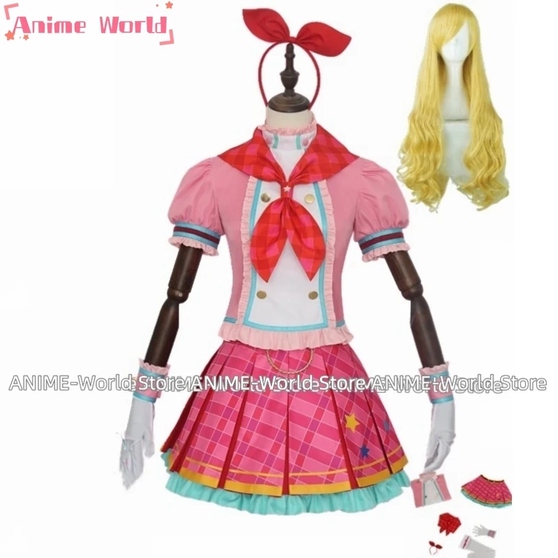 

Высококачественное платье Ichigo Hoshimiya, одежда Hoshimiya Ichigo, костюм для косплея, парик, рождественское платье принцессы