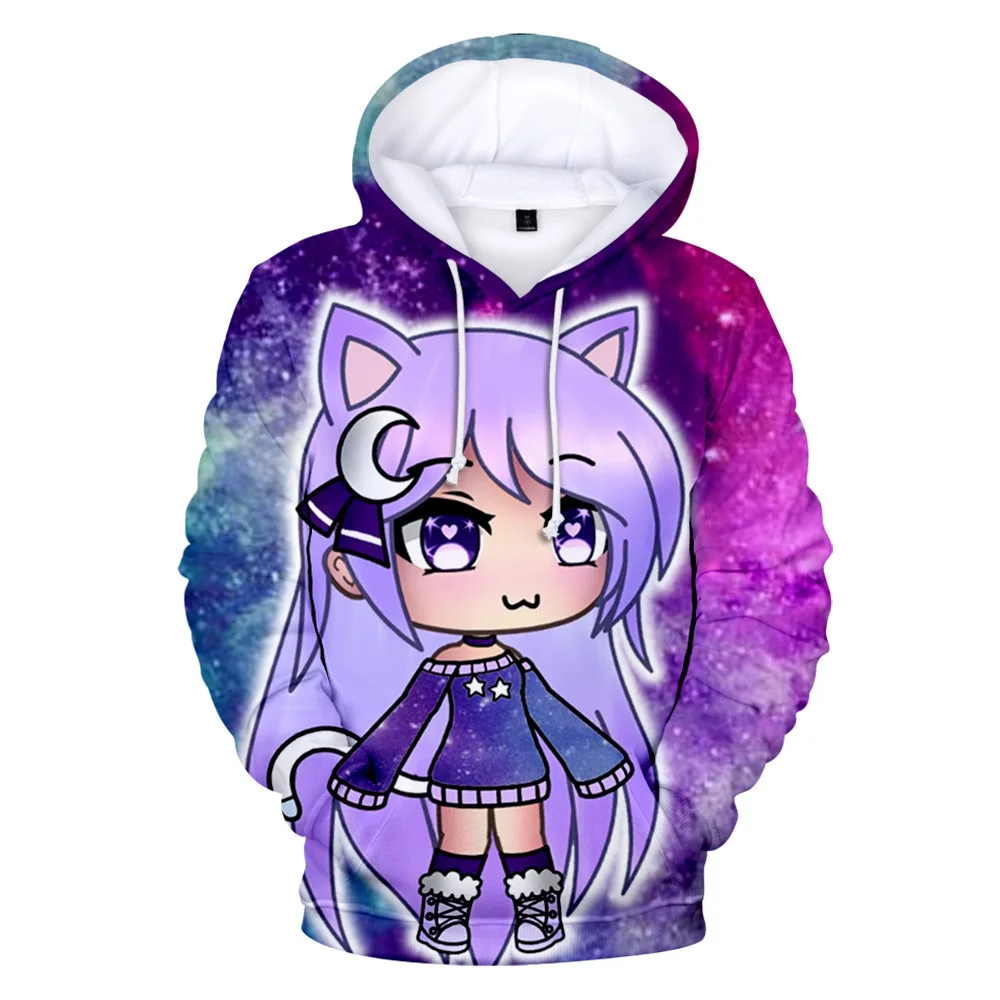 Autumn Winter Sweatshirts Gacha Life 3D Digital Printing Hoodies Men/Women Fashion Streetwear Hoodie Casual Pullover
