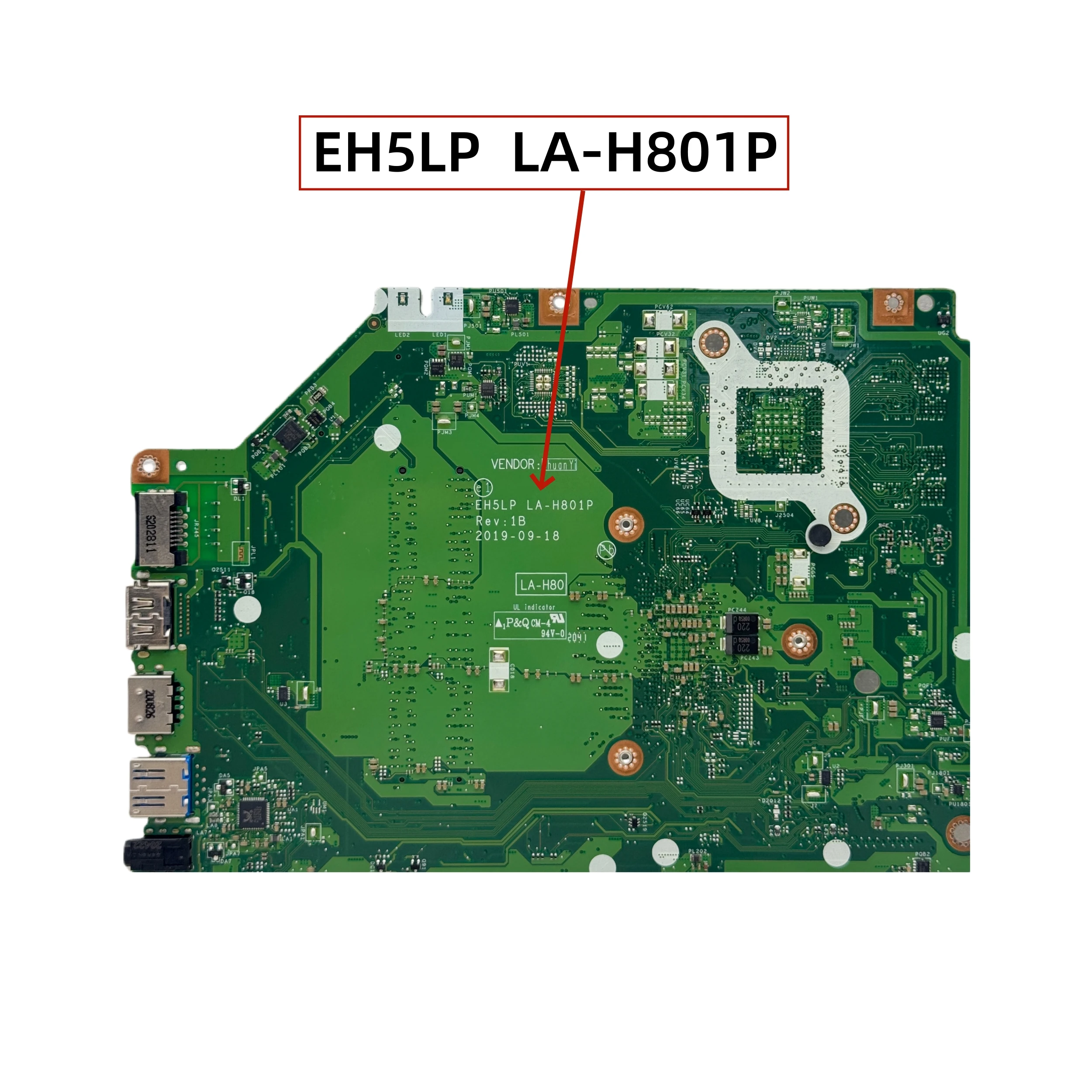 Carte Mère Pour Acer Aspire A315-53 - Intel I3-7020U, UMA, 4GB RAM - Pièce Originale