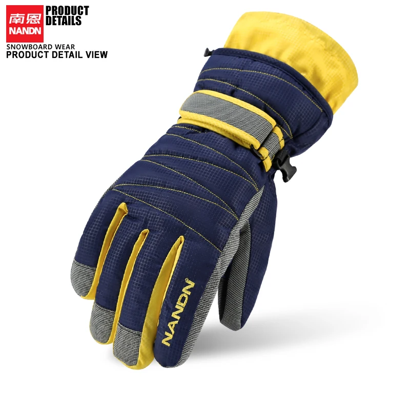 Ski Gloves Winter Men Women  Snowboard Gloves Waterproof Warm Mittens 2